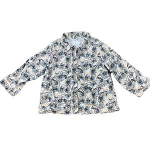 Woman’s Horizon By Allison Lane lightweight floral print jacket size 3X
